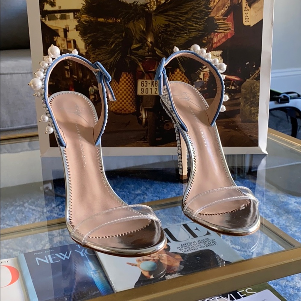 Giuseppe Zanotti Pearl Slingbacks NEW IN BOX